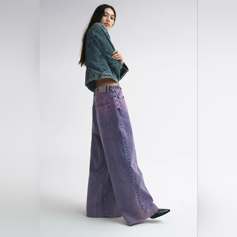 We The Free Electric Feels Dropped Wide Leg Jeans